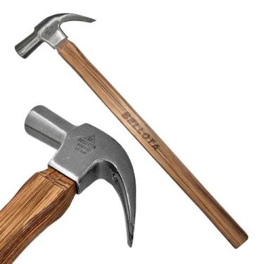 Imagem de Martelo Unha Carpinteiro Super Pro Cabo Madeira 31 Mm 8001-d - BELLOTA