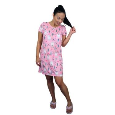 Imagem de camisola feminina ilhama rosa - Fiori Belli