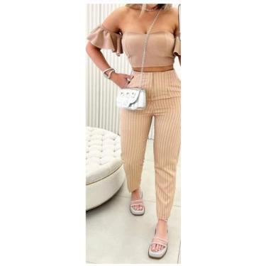 Imagem de Calça Social Alfaiataria M e G Doce Apimentada - Doce Apimentada , Nud