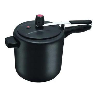 Imagem de Panela De Pressão 7 Litros Preta Antiaderente Teflon 5 camadas - Marco