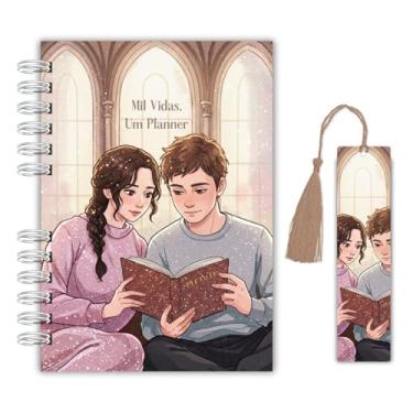 Imagem de Planner Diário de Leitura – Katniss & Peeta | Jogos Vorazes | Capa Dura + Marcador com Tassel + Marcador Magnético