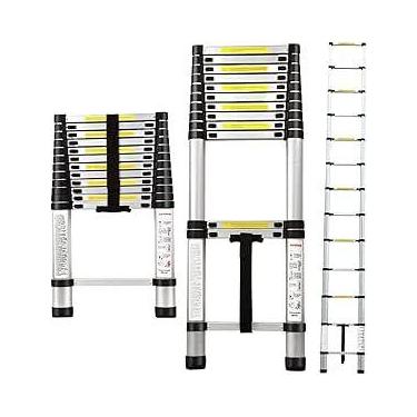 Imagem de Escada Telescópica de Alumínio 5 metros 13 Degraus - Sa, Songle, Nakaz