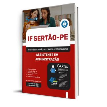 Imagem de Apostila If Sertão Pe 2025 - Assistente Em Administração - Editora Sol