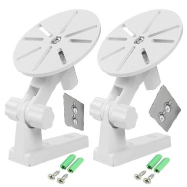 Imagem de com suporte de base circular, suporte de parede para câmera dome, suporte tipo L, suporte de came, suporte de teto, suporte de base para monitor de bebê CCTV, webcam de segurança interna e externa