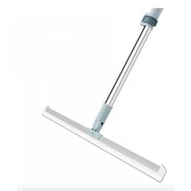 Imagem de Rodo De Silicone 35 cm Multiuso Raspador P/Limpeza De Pisos e Vidros C/Cabo Extensor Limpeza Geral