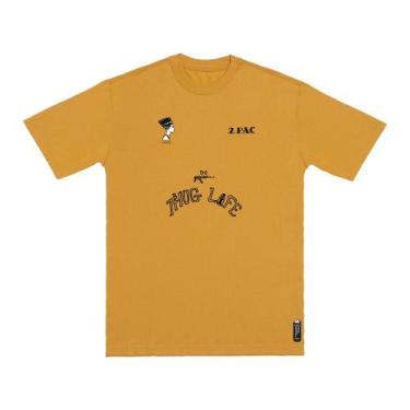 Imagem de Camiseta Streetwear Oversized Moda Urbana Casual Tattoo - WANTED, Amar