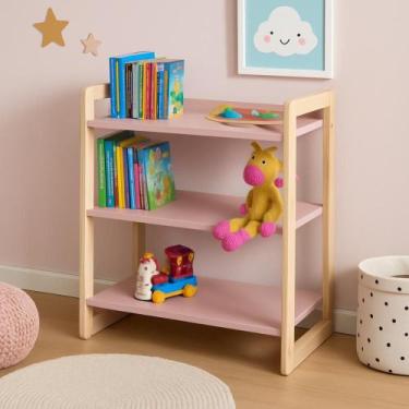 Imagem de Prateleira Multiuso MDF 3 Prateleiras Sala Quarto Escritório - Quality