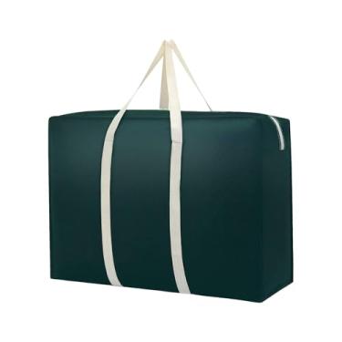 Imagem de AFXGUSD Bolsa de Mudança, Bolsa de Armazenamento, Multifuncional, Reutilizável, Resistente Ao Desgaste, Organizadora de Embalagem, Bolsa de Viagem para Dormit, 48x30x25 cm Verde, Tamanho real