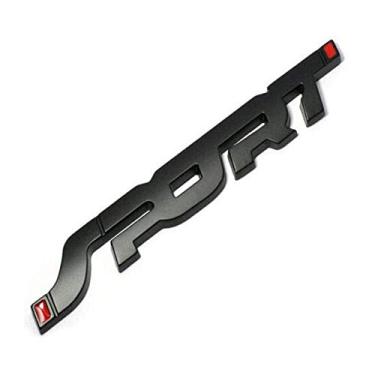 Imagem de aqxreight CAR 3D Emblema Emblema Adesivo Metal Decal Acessórios Fita Cool Forte Instalação Para Conveniente Simples Necessário Não é Fácil Carro 3D StickerCar ST ST (Preto)