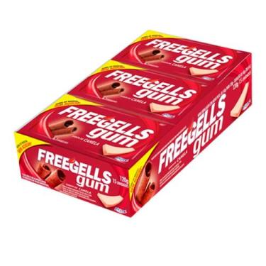 Imagem de Chiclete Freegells Canela Gum C/15 - Riclan