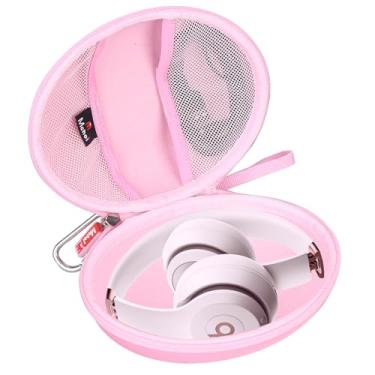 Imagem de Mchoi Capa para fone de ouvido Beats Studio Pro/Solo 4 / Solo 3 / Studio 3 / para TOZO HA1/ para TOZO HT2 fones de ouvido Bluetooth intra-auriculares, apenas capa, rosa
