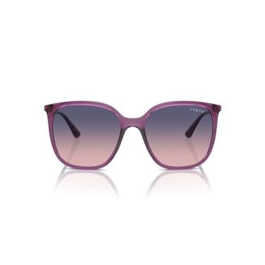 Imagem de Óculos de Sol Vogue Eyewear 0VO5564S 3119I6 Tam 54 / Roxo - Lentes Rosa