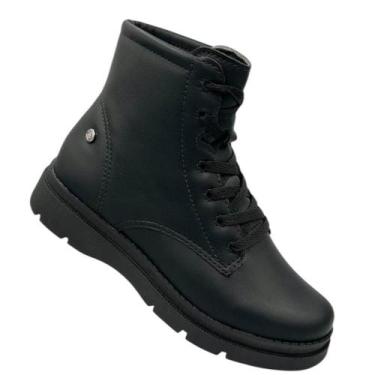 Imagem de Bota Pink Cats Dakota Infantil Feminina Menina Botinha Brilho Coturno 