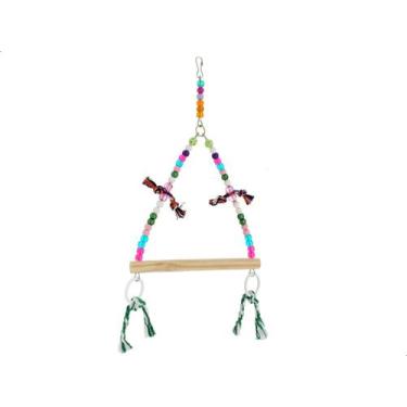 Imagem de Balanço Triangulo Passaros Aves Calopsita Papagaio Periquito - WI MAST