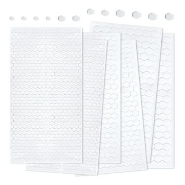 Imagem de 2126 adesivos de espuma dupla face com 2 mm de espessura - pontos de montagem adesivos em tamanhos mini 5/8/10 mm, almofadas de espuma EVA branca macia para camadas 3D em scrapbooking, diário (Jane)