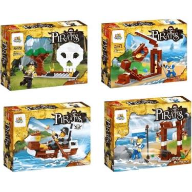 Imagem de Blocos de Montar Piratas - Modelos Sortidos - TOY KING
