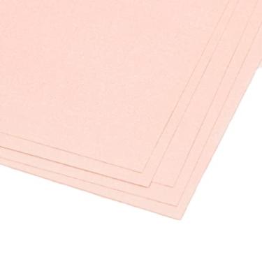 Imagem de Craftelier - Pacote com 5 cartolina de textura de lona dupla face | Material perfeito para projetos de scrapbook e artesanato | Peso 216 gramas | Tamanho 30,48 x 30,48 cm (12" x 12") - Cor rosa bebê
