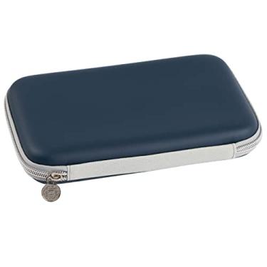 Imagem de ZJchao Caso de Gaita de Gaita de Armazenamento de Armazenamento Harmonica Titular PU Couro Preto Com Zíper para 7 Gaita Com Slots Internos Macios