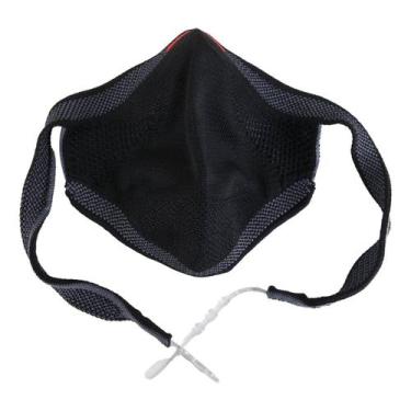 Imagem de Máscara Fiber Knit Sport + Filtro de Proteção + Suporte, Preto, G