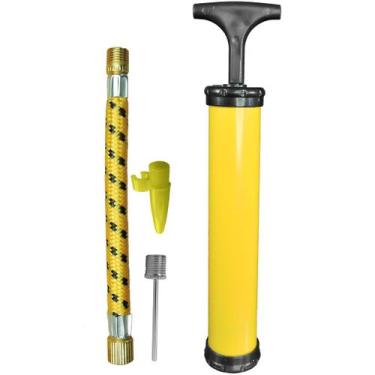 Imagem de Bomba De Ar Manual Com Dois Bico Mangueira Para Bolas - Startools
