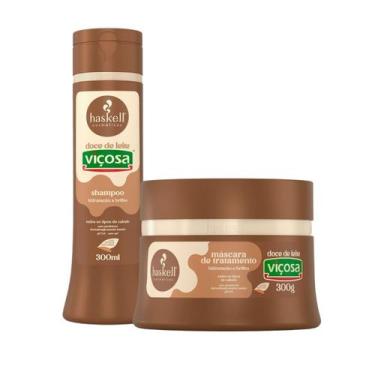 Imagem de Kit Doce de Leite Shampoo 300ml e Mascara 300g Haskell