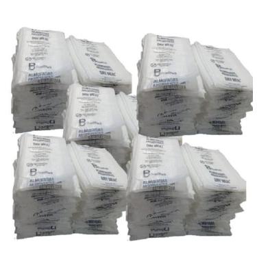 Imagem de Absorvente de Alimentos 10x15 Branco Kit com 500 Unidades 40g - Brasil