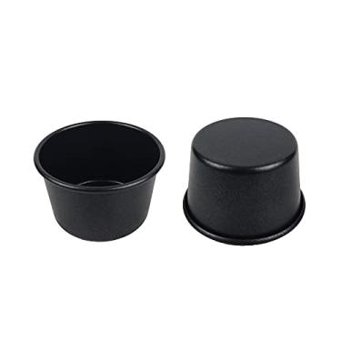 Imagem de StyleMbro Frigideira de ar para muffins única mini individual 7,8 cm Teflon antiaderente revestido para assar, muffin, donut, torta, cupcake, acessório de alumínio, aço carbono (Muffin, 3)