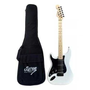Imagem de Guitarra Strato Seven Canhoto Sgt-207 LH Branca C/Bag