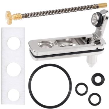 Imagem de Alpinleux Vedação de vedação de isqueiro prata, kit de reparo de metal com almofada de feltro de algodão, kit de reparo de isqueiro, acessórios antievaporação para inserção de isqueiro, para Zippo (1