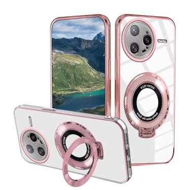 Imagem de Capa compatível com Xiaomi Poco F7 Ultra com suporte magnético, para capas de telefone Poco F7 Ultra, acessórios de montagem de carro transparentes de silicone Funda Capa protetora original de luxo à