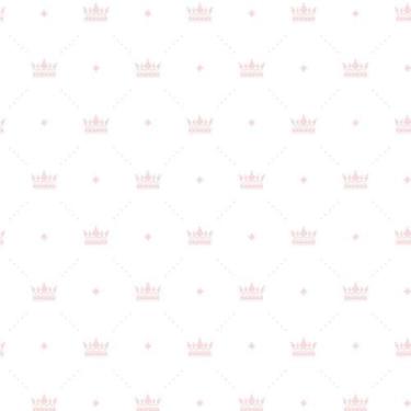 Imagem de Papel De Parede Branco Com Rosa Claro Infantil Bebe Adesivo - LRP