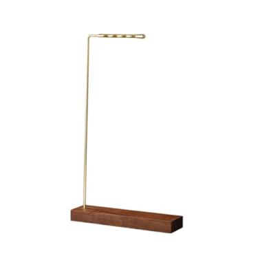 Imagem de Baoblaze Suporte para caneta de caligrafia, suporte para sinos, decoração versátil, base de madeira, para sinos, para exibição para casamento, evento, quarto