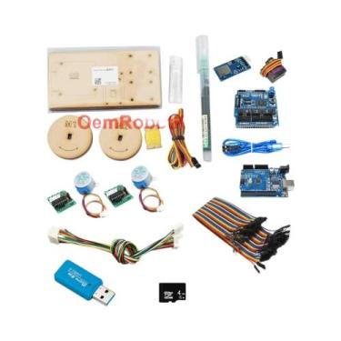 Imagem de Kit DIY Arduino Robô Programável Para Desenho E Pintura De Parede Com 