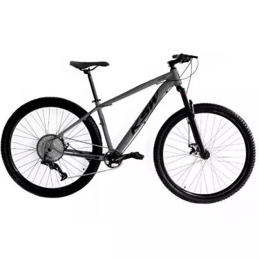 Imagem de Bicicleta Aro 29 Ksw 12 Vel Alumínio Suspensão 80mm Freios A Disco Grafite Fosco -ad Pto 15