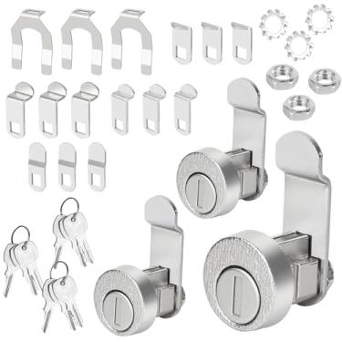 Imagem de Cadeado de caixa de correio com chave, L-1172C National Mailbox Lock Acessórios de câmera resistente para C9100/C9200 L C7120 USPS Fechaduras e chaves de caixa de correio, fechaduras de chave de caixa