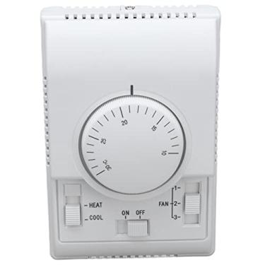 Imagem de BAFOVY Termostato Ajustável, Termostato de Ar Condicionado Central, Controlador de Temperatura Mecânica de 2 Vias SWITC SWITC, 110-220V