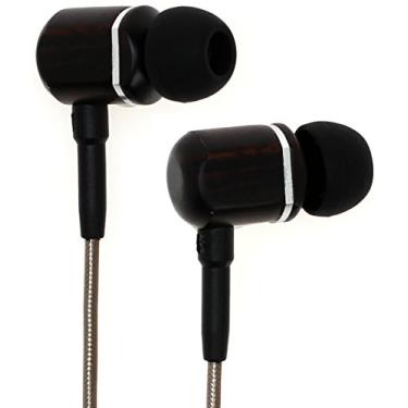 Imagem de Symphonized Fones de ouvido MTRX 2.0 premium com fio – fones de ouvido intra-auriculares de madeira com microfone e controle de volume, isolamento de ruído – fones de ouvido com fio para Android