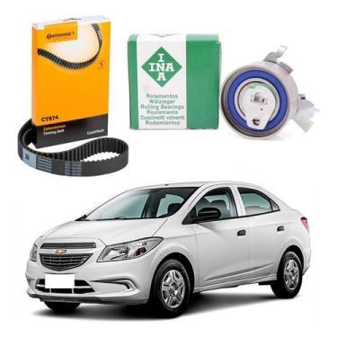 Imagem de Kit Correia Dentada Tensor Prisma 1.0 1.4 2013 A 2016 - Continental