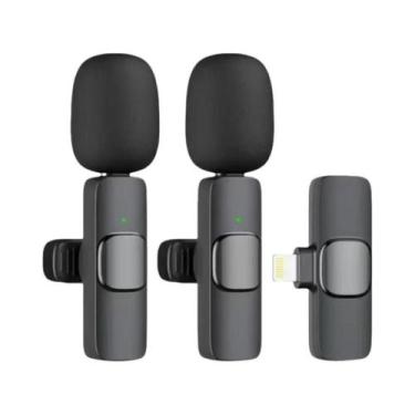 Imagem de Microfone Lavalier Sem Fio Para Transmissão Ao Vivo No YouTube, TikTok