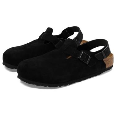 Imagem de Birkenstock Sandália Tokio-Suede unissex para adultos, Preto, 8-8.5 Narrow Women/6-6.5 Narrow Men