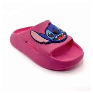 Imagem de Sandália Chinelo Menina Menino Stitch Lindo Moda Ajustável Leve - Jojo