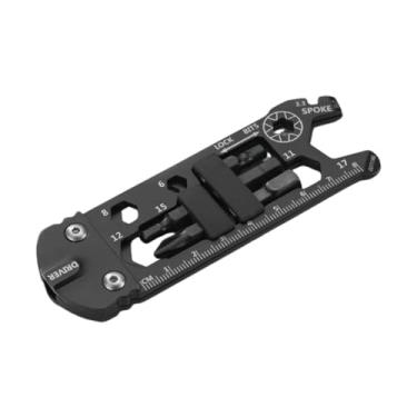 Imagem de Dynwave Ferramenta de reparo de pneus, chave de fenda compacta multiuso, raios de bicicleta, kit de manutenção de emergência para parafusar brinquedos ao ar