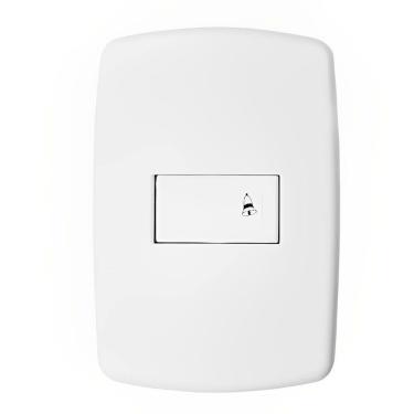 Imagem de Interruptor Pulsante para Campainha com Placa 4x2 - DC-8100/3 - DICOMPEL