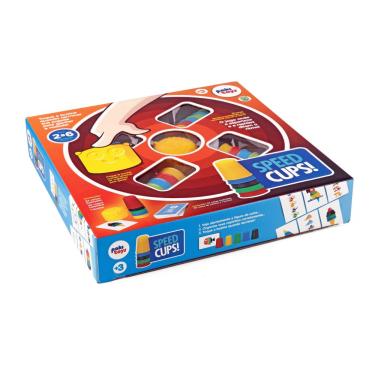 Imagem de Jogo Speed Cups Infantil Copinhos Coloridos - Pakitoys