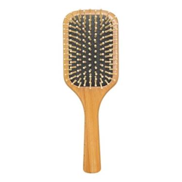 Imagem de Escova de Madeira Tipo Raquete – Conforto e Eficiência no Cuidado Capilar Diário