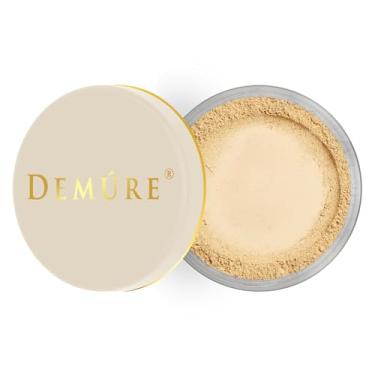Imagem de DEMÚRE Maquiagem Mineral Recatada, Base Média Quente, Corretivo, Natural Feita Com Minerais Puros Triturados, Pó Facial Solto.