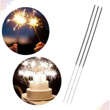 Imagem de KIT C 20 UNI VELA SPARKLES ESTRELA FAÍSCA 60 cm Artigos de festas - Jú