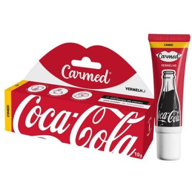 Imagem de Hidratante Labial Carmed Coca-Cola Vermelho 10g - CIMED