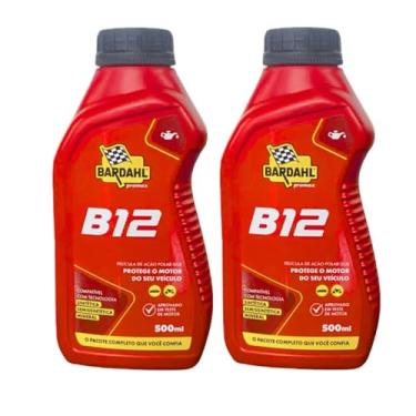 Imagem de Kit 2 Aditivo B12 Plus 500ml Para Óleo De Motor Gasolina