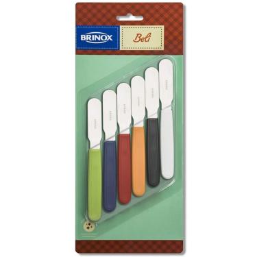 Imagem de Espátula Para Manteiga Com 6 Peças Beli - 2051-312 - Brinox